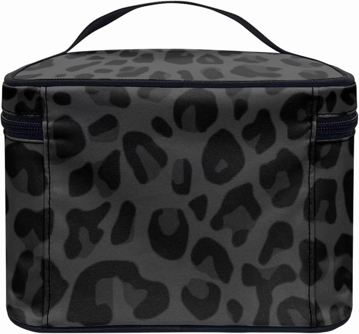 Black Leopard Print Toiletry Bag 1Pc Portable Cosmetic Storage Bag Make Up Bag Travelling Organizer Black Travel Skincare Bag Travel Makeup Bag Toiletry Bags Large Cosmetic Cases for Women