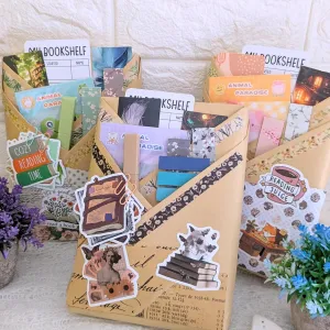 Blind Date with a Book Choose Your Genre Mystery Book Box with Bookish Stickers, Annotation Supplies, Bookmarks, Gift for Book Lovers and Book Clubs
