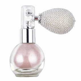 Body Glitter Spray, Shimmering Spray Powder Sparkle Powder, Body Glitter Face High Gloss Highlighter Loose Makeup for Women Hair Nails Makeup (Nude )