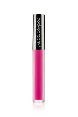 BODYOGRAPHY: Matte Lip Lava Liquid Lipstick (Candy): Bright Pink Salon Makeup Long-Wearing Lipstick with Soft Opaque Finish | Vegan, Gluten-Free, Cruelty-Free, Paraben-Free