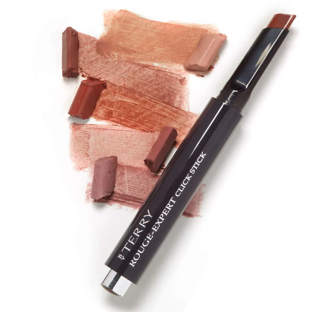 By Terry Rouge Expert Click Stick, Long-Wearing, Non-Drying, Matte Lipstick, Travel Friendly, Flamingo Kiss, 1.5g
