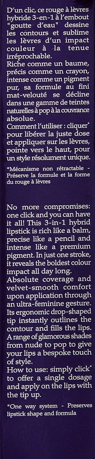 By Terry Rouge Expert Click Stick, Long-Wearing, Non-Drying, Matte Lipstick, Travel Friendly, Flamingo Kiss, 1.5g