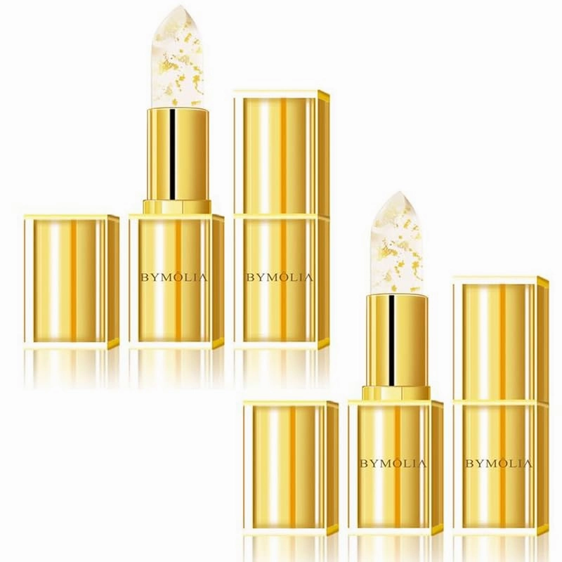 BYMOLIA Transferproof Color-Changing Lipstick - Long-Lasting, Moisturizing, Temperature-Sensitive Color Change, 3.7g, Alcohol Free, Ideal for Blend Gift - Moisture (Two branches)