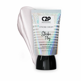 C2P. Pro... Strobe Cream 3 in 1 For Face Glow Rose Gold | Moisturizer Highlighter and Primer Body Shimmer For Women | Dewy Glowing Makeup Illuminator with SPF   30g