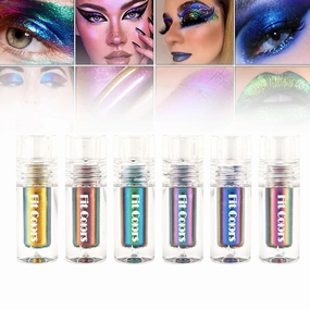 Chic-Chat Multi-Chrome Liquid Lipsticks, Herbaluxy Lipstick, Chic-Chat Multi-Chrome Liquid Lipsticks, Multi Chrome Liquid Lipstick, Chrome Lipstick (6 Pcs)
