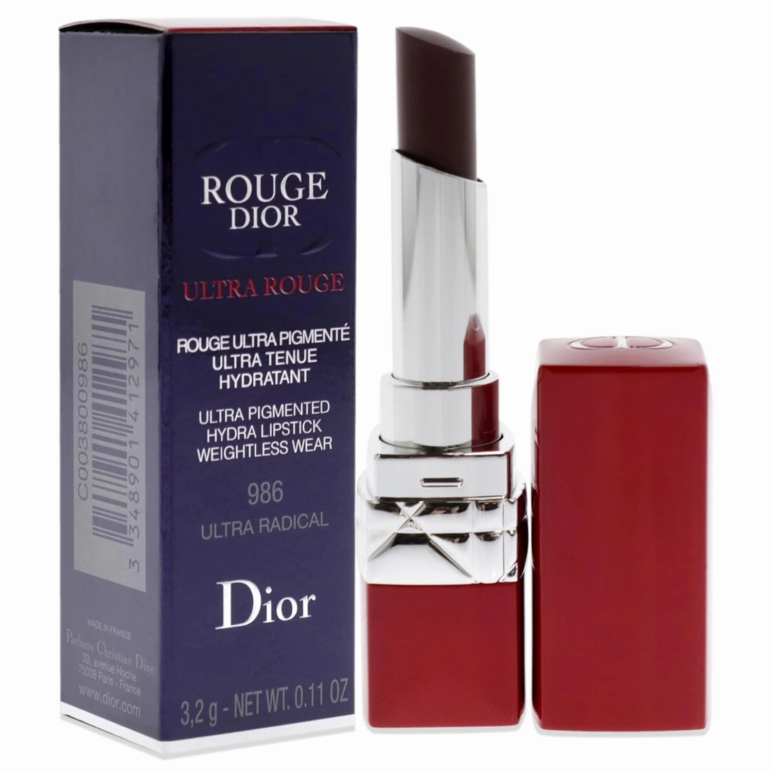 Christian Dior Rouge Dior Ultra Rouge Lipstick - 986 Ultra Radical Women Lipstick 0.11 oz