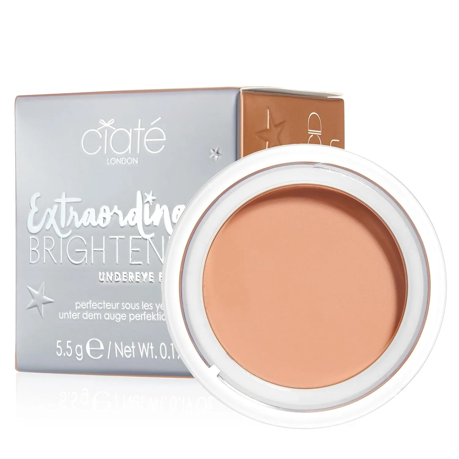 Ciaté London Extraordinary Brightening Undereye Perfector, Enriched With Vitamin C & Hyaluronic Acid, Medium