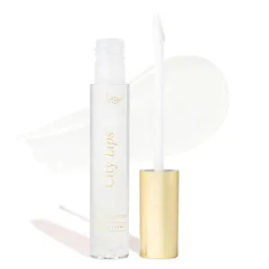 City Lips Clear - Plumping Lip Gloss - Hydrate & Volumize - High Shine Lip Plumper - Hyaluronic Acid & Peptides Visibly Smooth Lip Wrinkles - Cruelty-Free