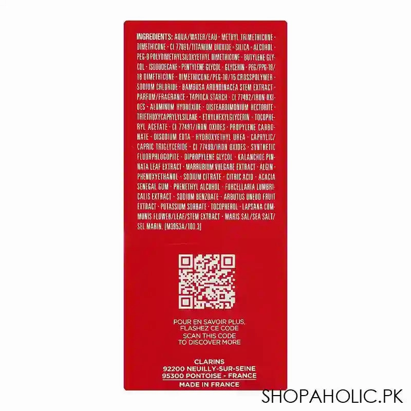 Clarins Paris Skin Illusion Velvet Natural Mattifying & Hydrating Foundation, 100.3N