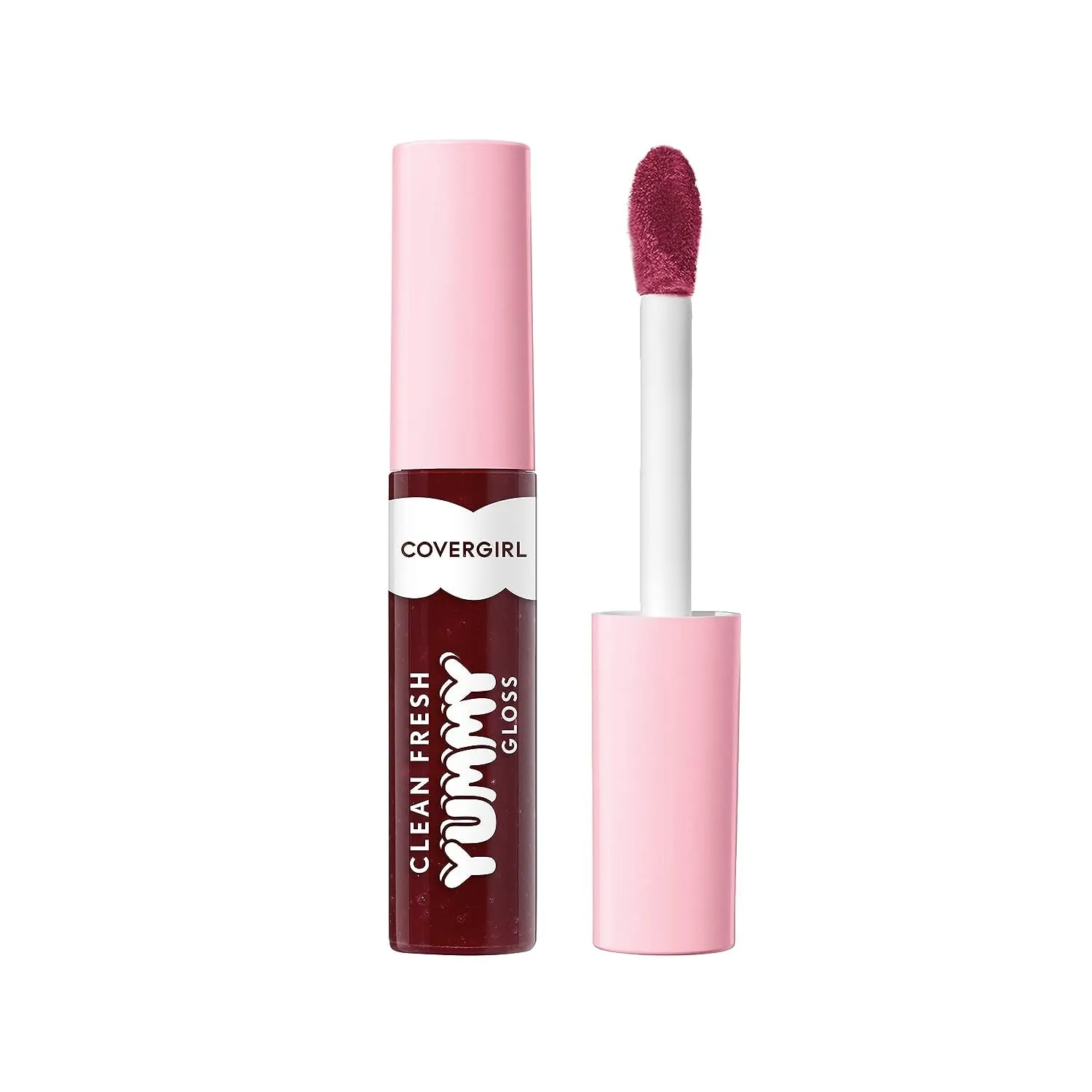 Clean Fresh Yummy Gloss – Lip Gloss, Sheer, Natural Scents, Vegan Formula - Glamingo Pink