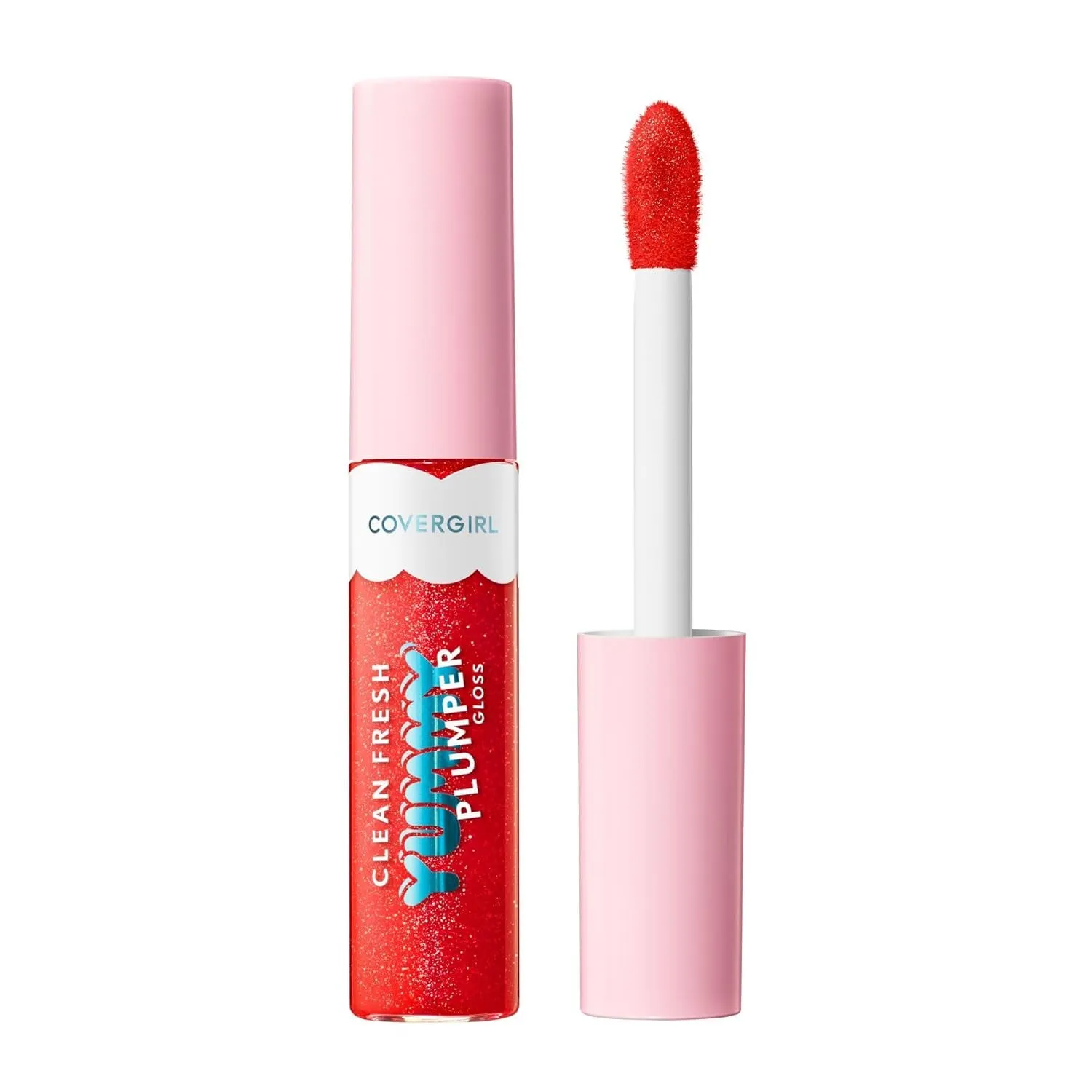 Clean Fresh Yummy Gloss – Lip Gloss, Sheer, Natural Scents, Vegan Formula - Glamingo Pink