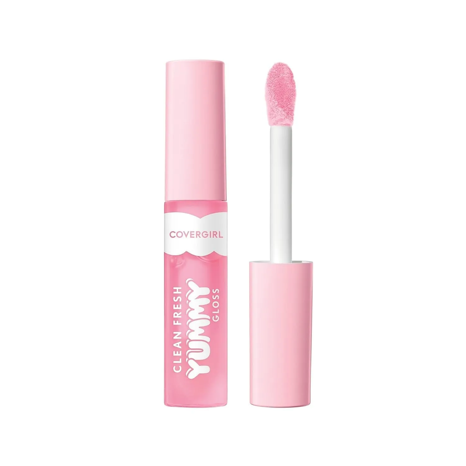 Clean Fresh Yummy Gloss – Lip Gloss, Sheer, Natural Scents, Vegan Formula - Glamingo Pink