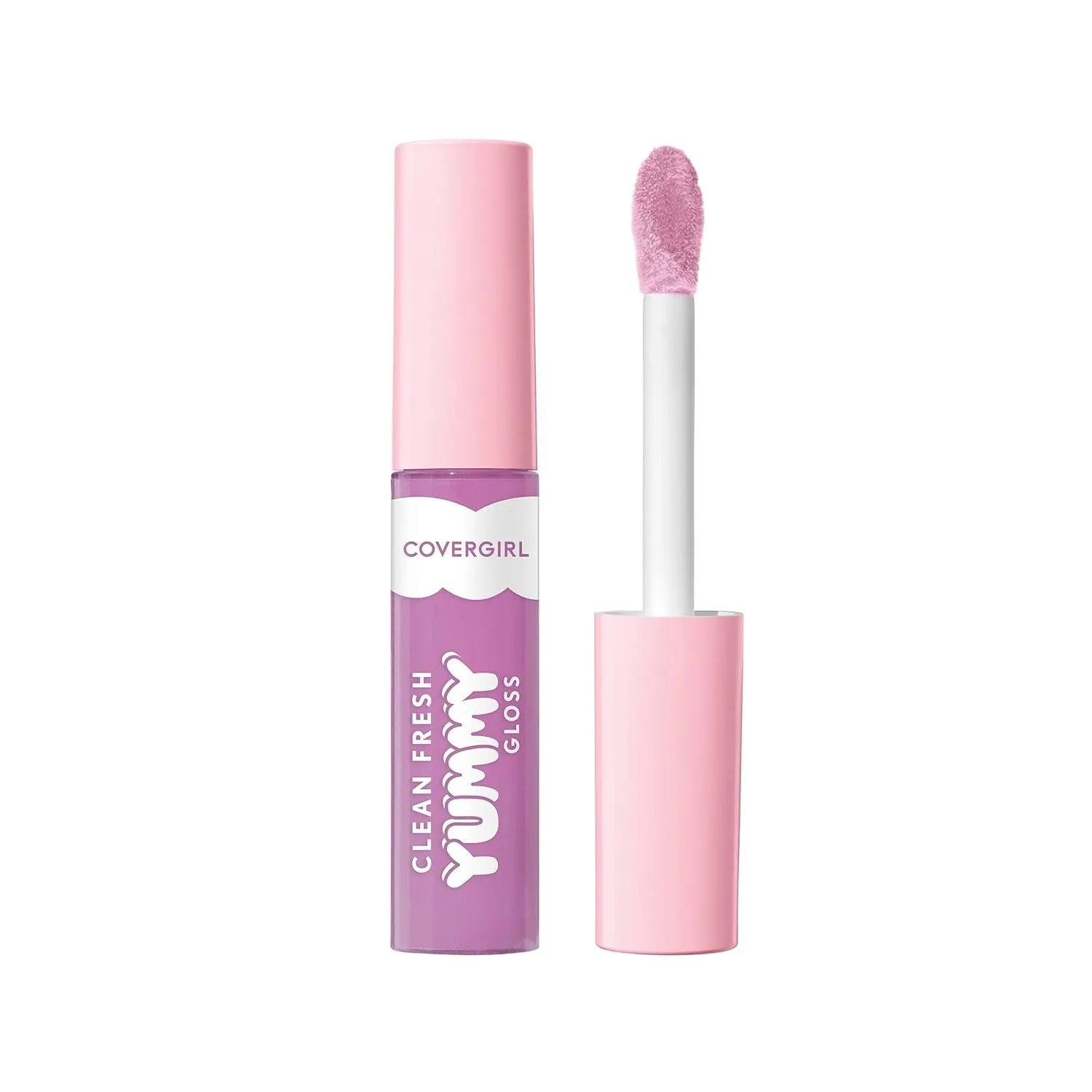 Clean Fresh Yummy Gloss – Lip Gloss, Sheer, Natural Scents, Vegan Formula - Glamingo Pink