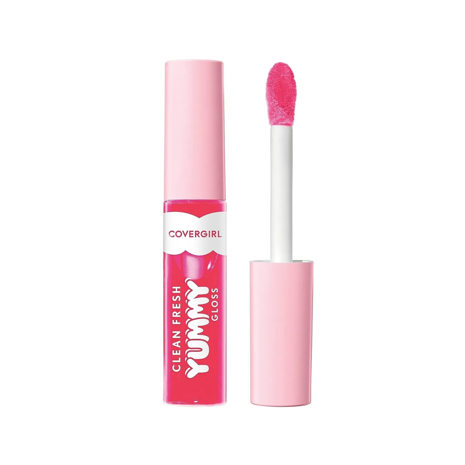 Clean Fresh Yummy Gloss – Lip Gloss, Sheer, Natural Scents, Vegan Formula - Glamingo Pink