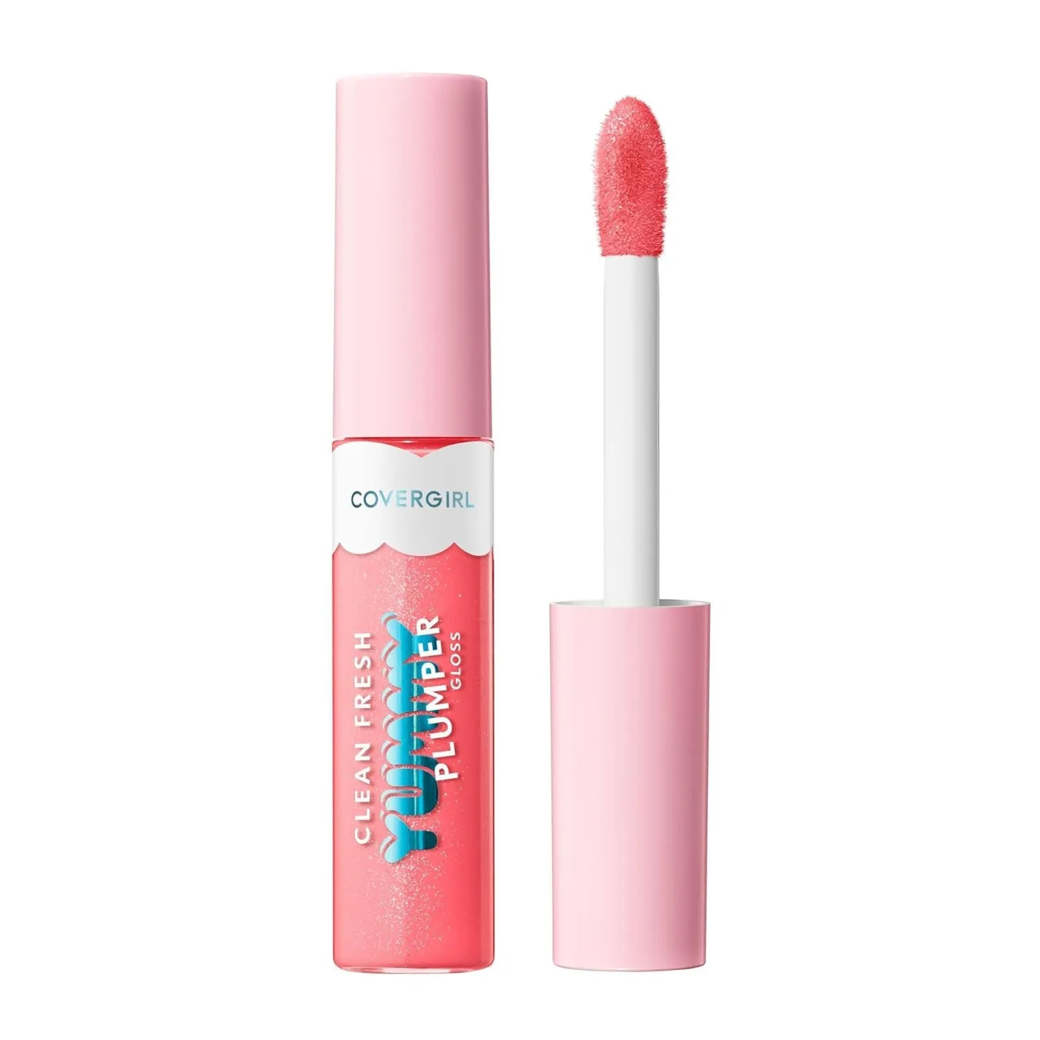 Clean Fresh Yummy Gloss – Lip Gloss, Sheer, Natural Scents, Vegan Formula - Glamingo Pink