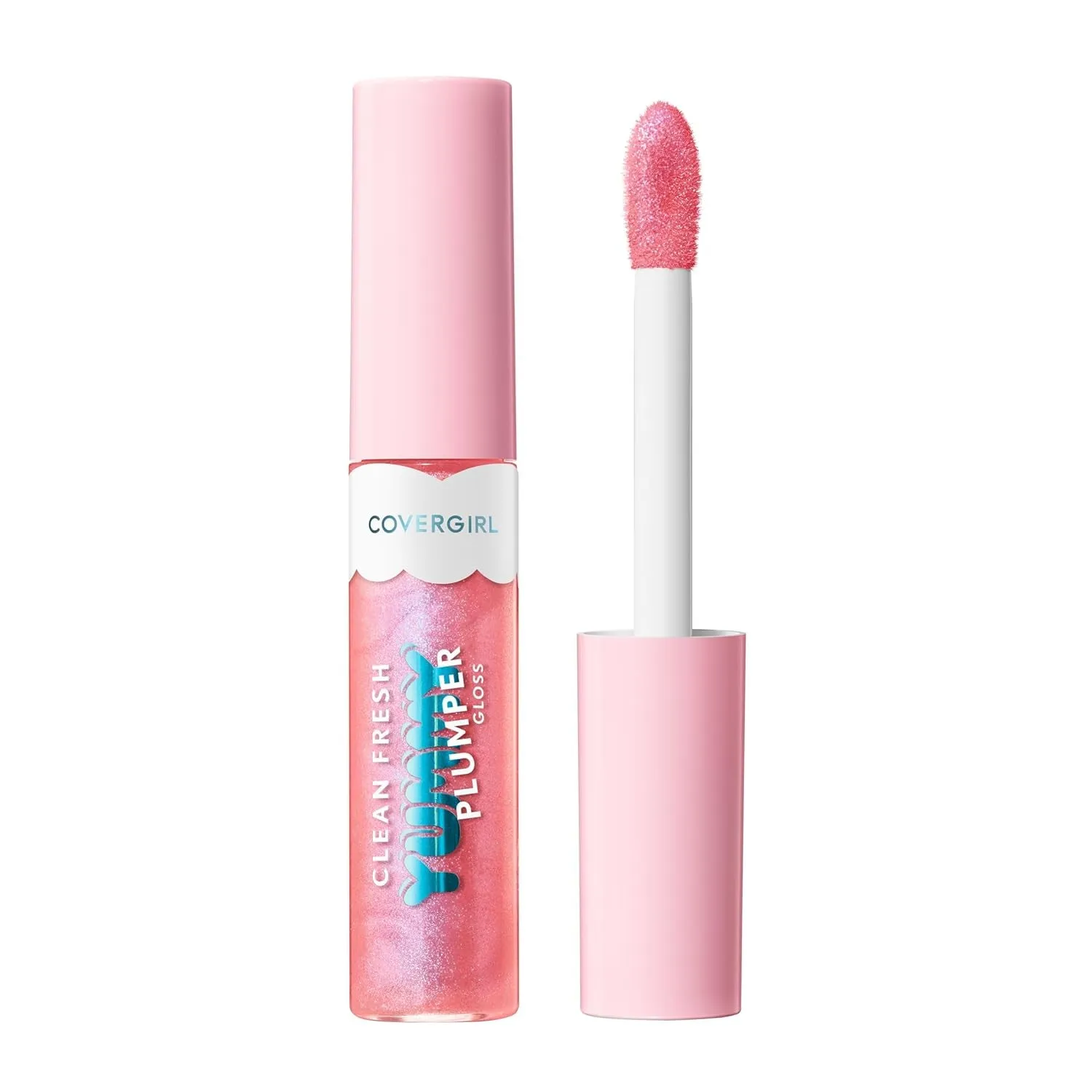 Clean Fresh Yummy Gloss – Lip Gloss, Sheer, Natural Scents, Vegan Formula - Glamingo Pink