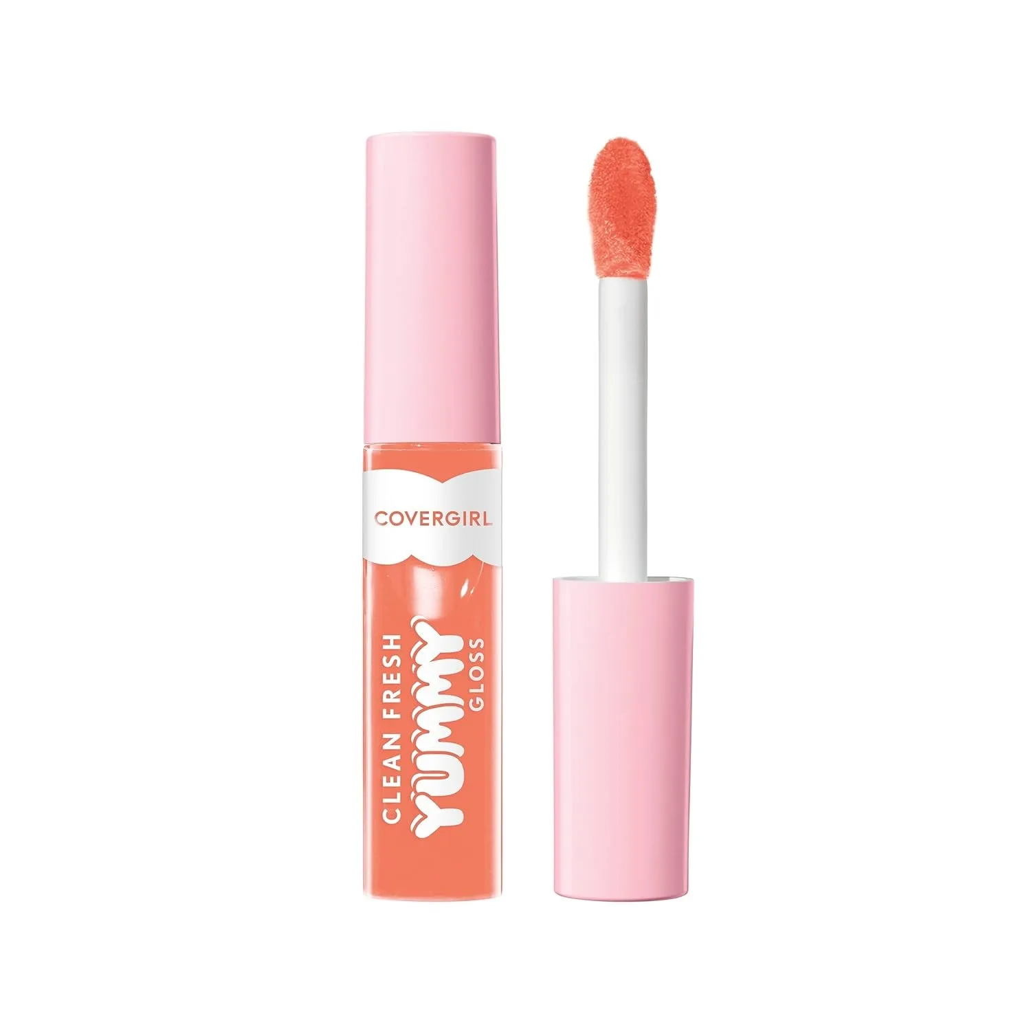 Clean Fresh Yummy Gloss – Lip Gloss, Sheer, Natural Scents, Vegan Formula - Glamingo Pink