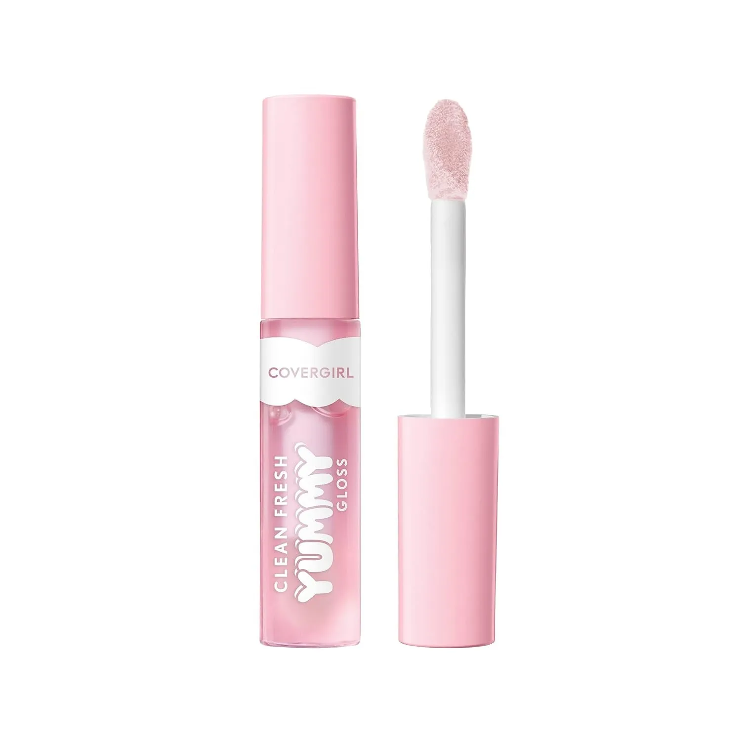 Clean Fresh Yummy Gloss – Lip Gloss, Sheer, Natural Scents, Vegan Formula - Glamingo Pink