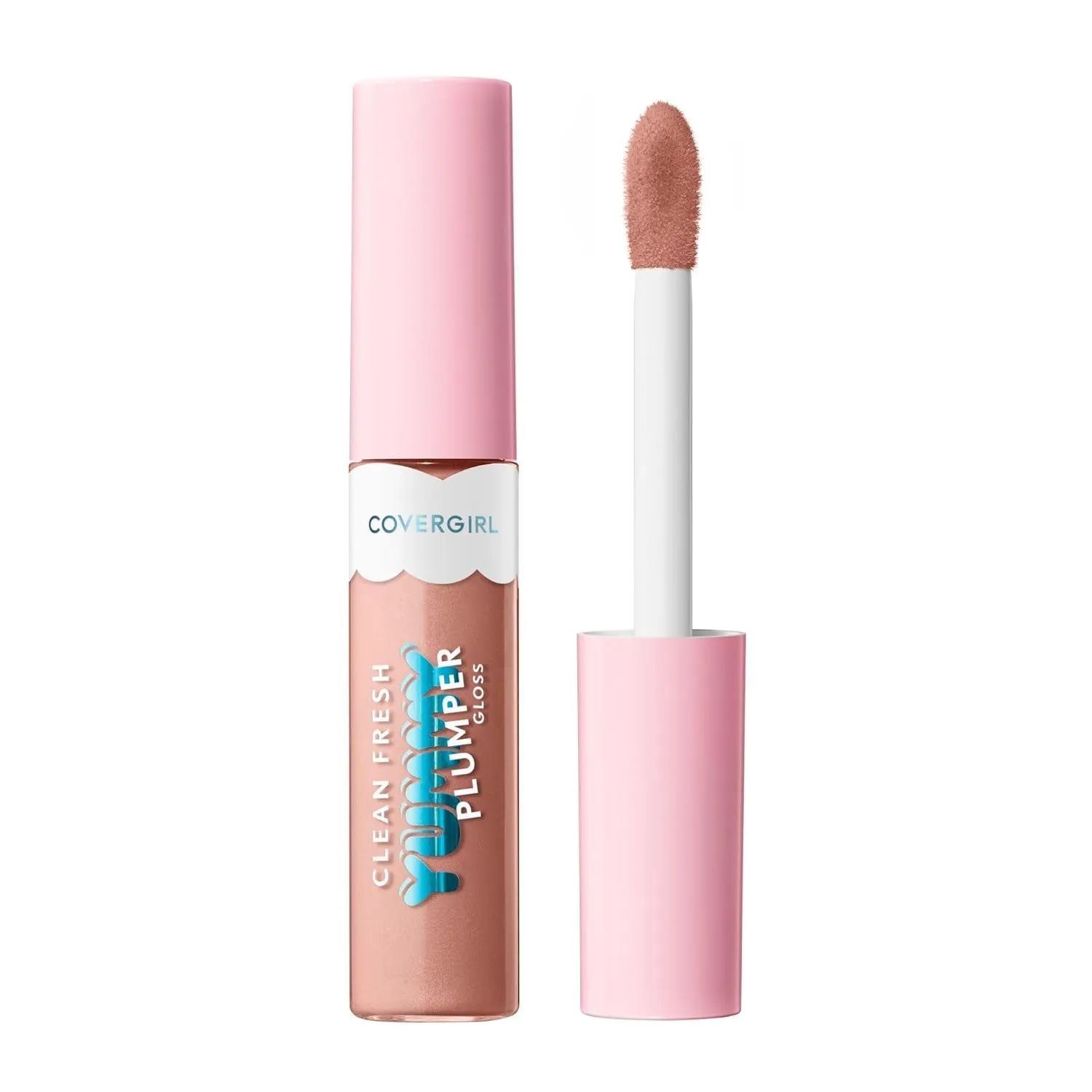 Clean Fresh Yummy Gloss – Lip Gloss, Sheer, Natural Scents, Vegan Formula - Glamingo Pink