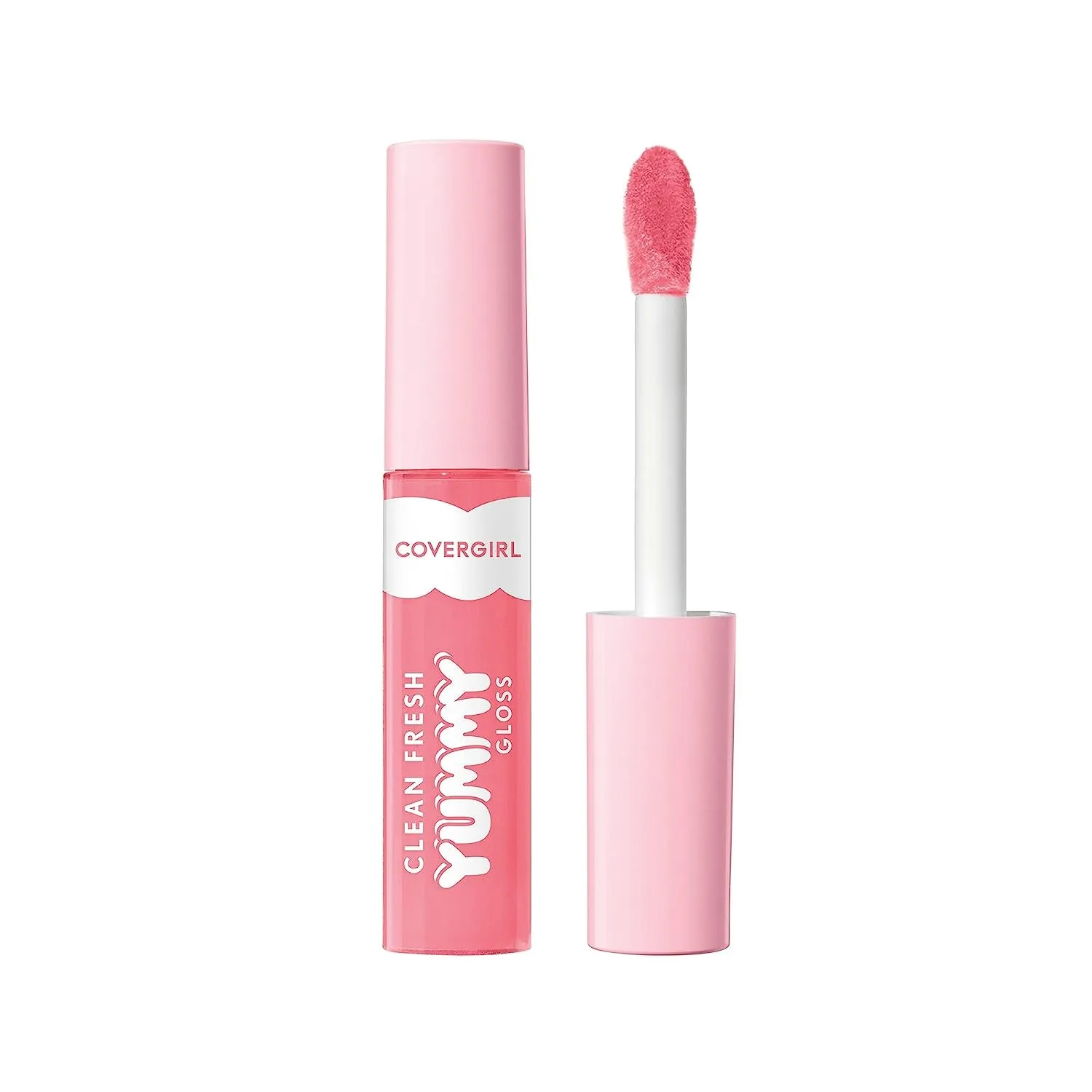 Clean Fresh Yummy Gloss – Lip Gloss, Sheer, Natural Scents, Vegan Formula - Glamingo Pink