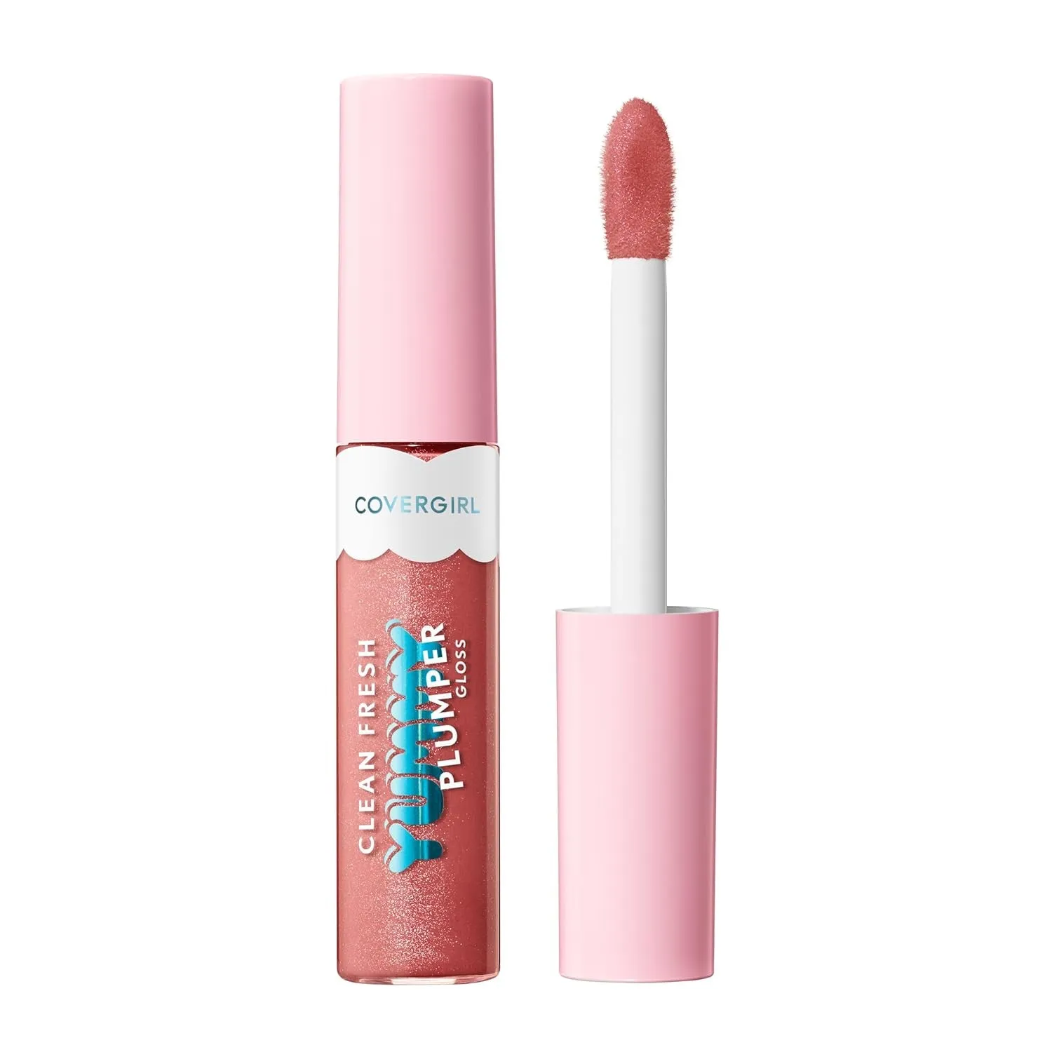 Clean Fresh Yummy Gloss – Lip Gloss, Sheer, Natural Scents, Vegan Formula - Glamingo Pink