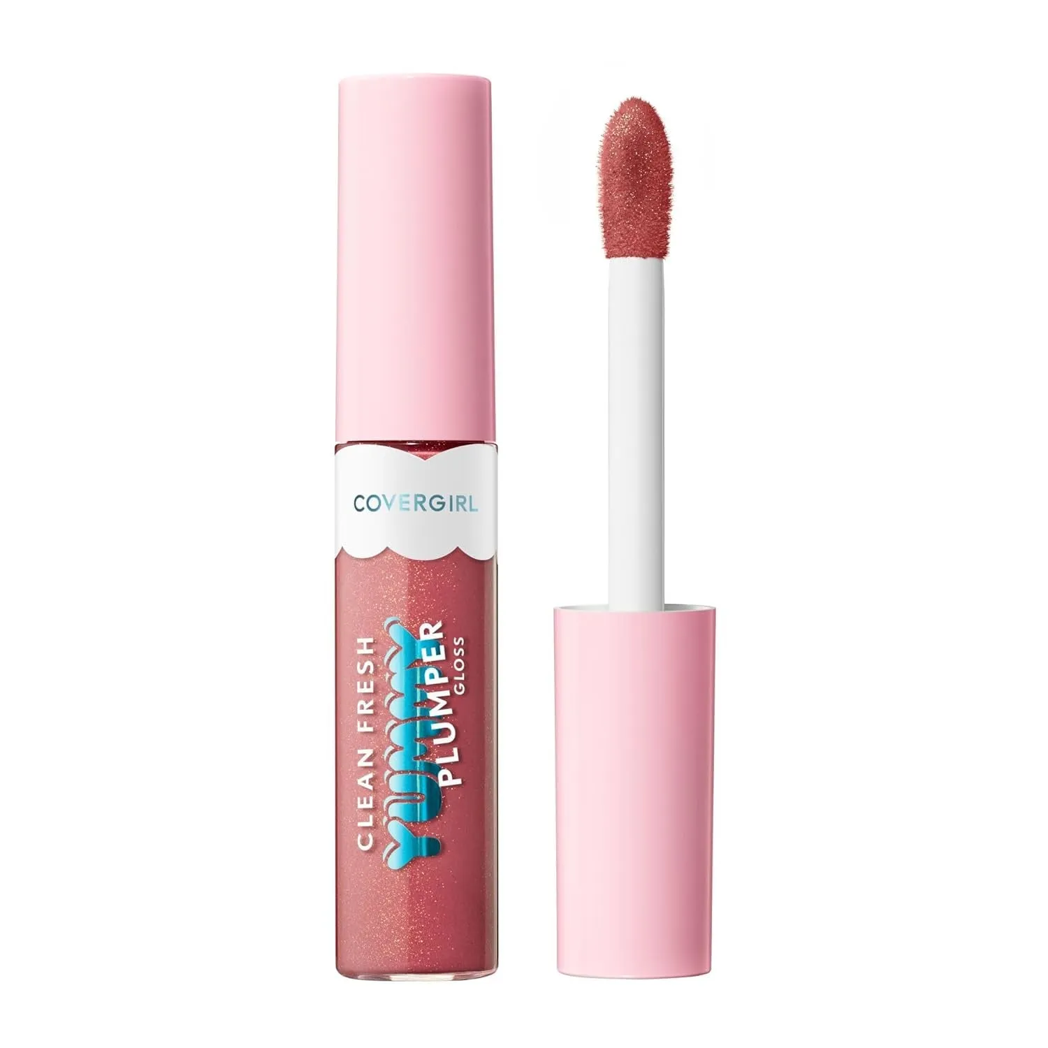 Clean Fresh Yummy Gloss – Lip Gloss, Sheer, Natural Scents, Vegan Formula - Glamingo Pink