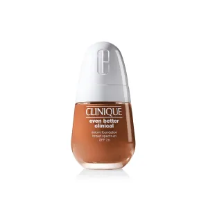 Clinique Even Better Clinical Serum Full Coverage Hydrating Foundation Broad Spectrum SPF 25 With Vitamin C, Salicylic Acid   Hyaluronic Acid For Oily Skin Types