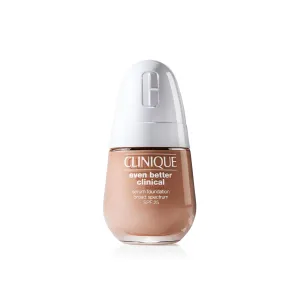 Clinique Even Better Clinical Serum Full Coverage Hydrating Foundation Broad Spectrum SPF 25 With Vitamin C, Salicylic Acid   Hyaluronic Acid For Oily Skin Types