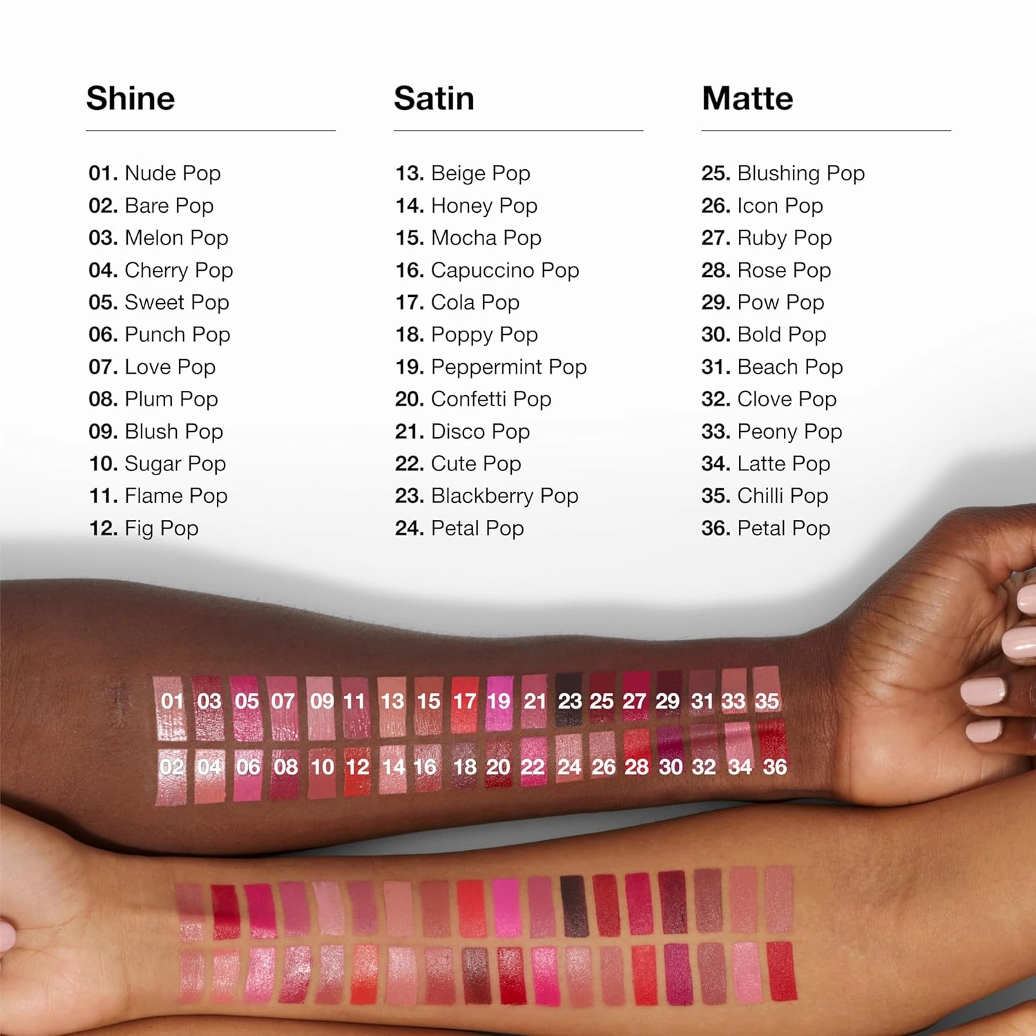 Clinique Pop Longwear Lipstick | Long Lasting, Satin, Matte   Shine