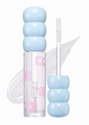 COLORGRAM Fruity Glass Tint Pearl Gloss Fruity Glass Tint 02 Dewy Grapefruit Bundle