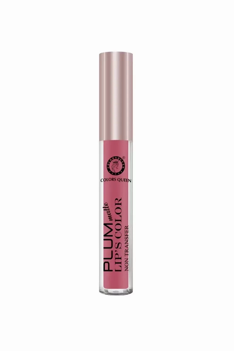 Colors Queen Plum Lips Color Non Transfer Matte Liquid Lipstick 7g (Blush)