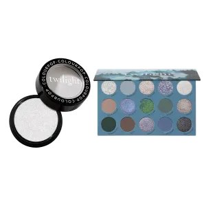 ColourPop Twilight Bundle - Vampire Skin Super Shock Highlighter (0.15 oz) & Twilight Shadow Palette (0.3 oz) - High Pigment & Long Wearing Formula