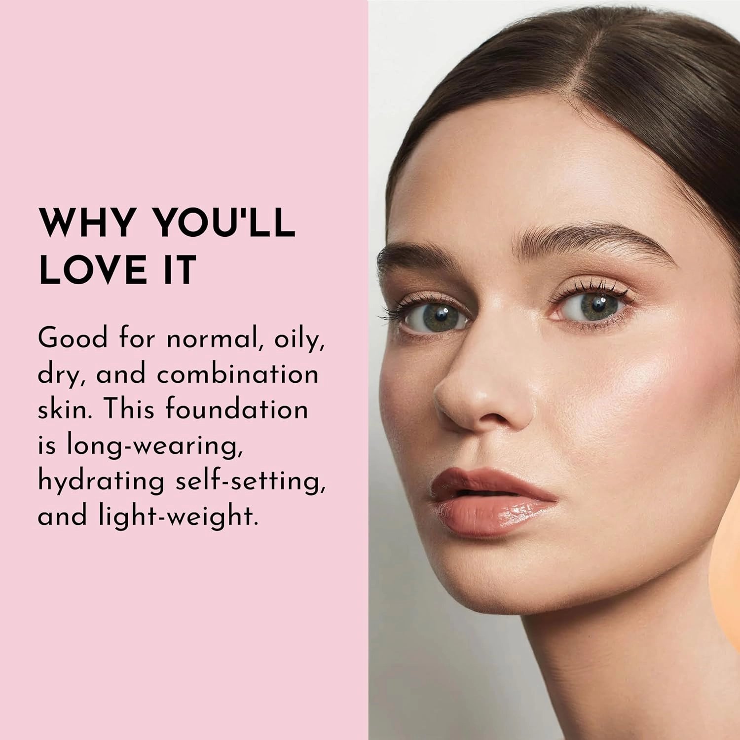 Conseal The Deal Long-Wear Full-Coverage Foundation - Sesame - Premium Self-Setting Foundation Powered by Natural Ingredients to Provide a Natural, Weightless Finish