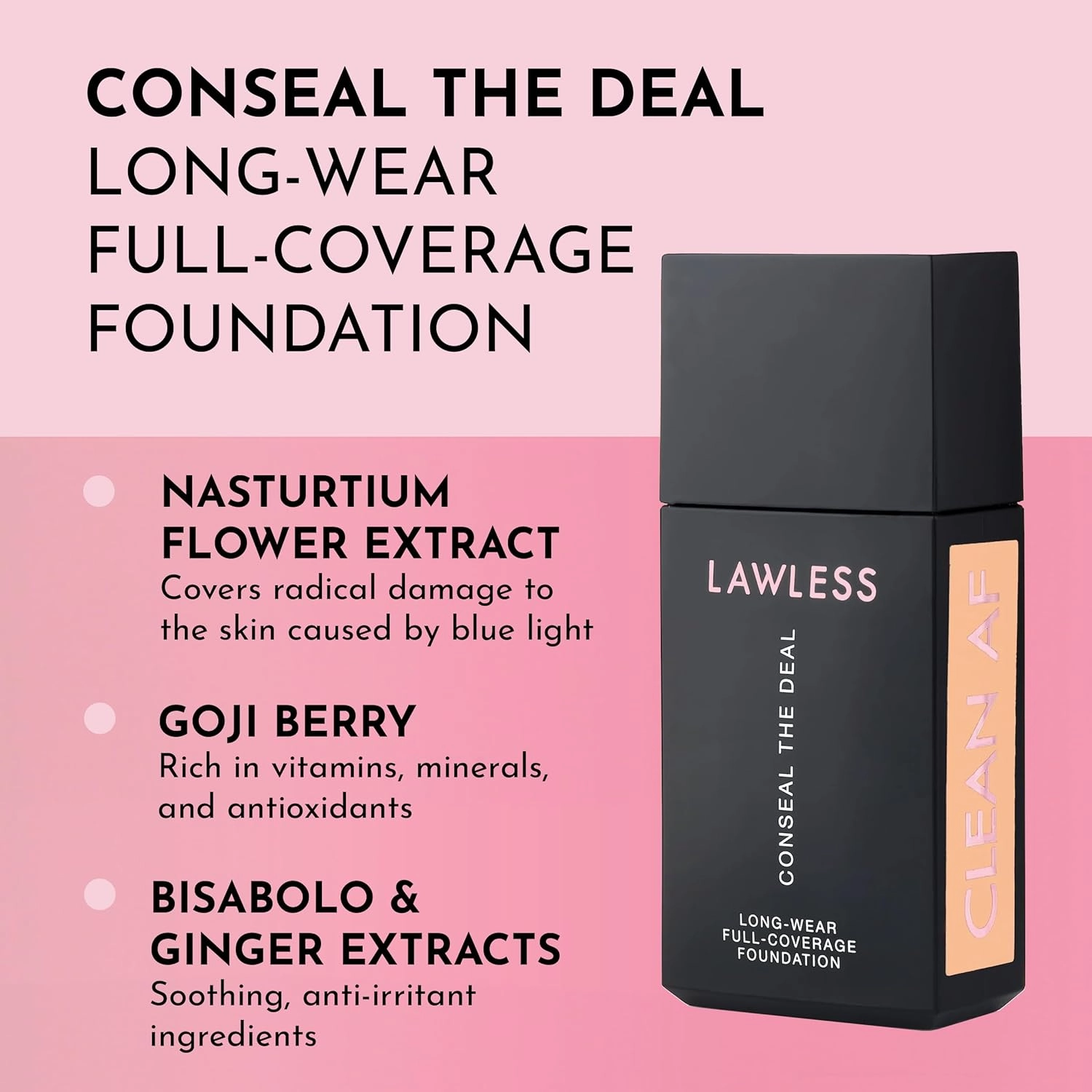 Conseal The Deal Long-Wear Full-Coverage Foundation Dune