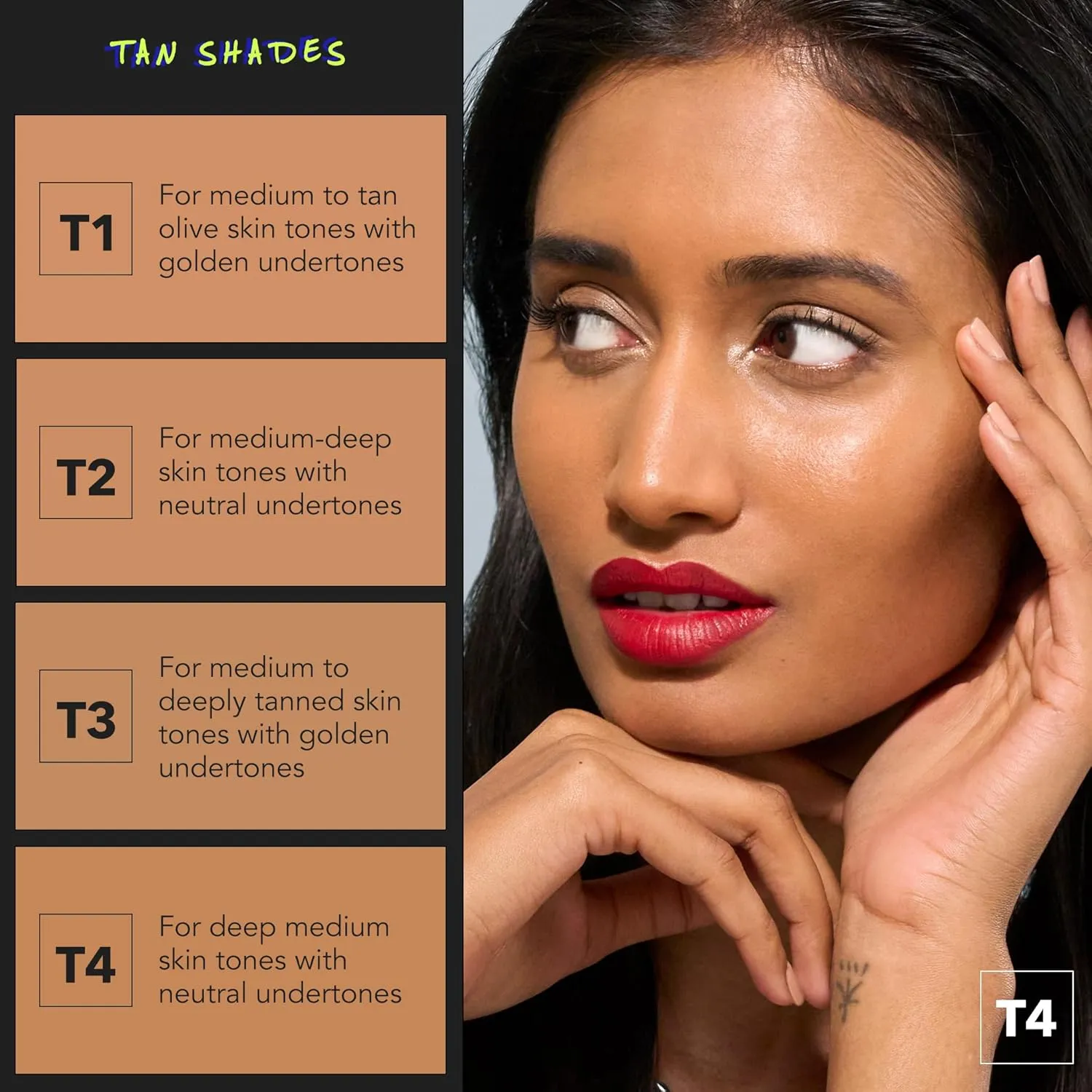 COVER FX Power Play Foundation - Shade T2 - Buildable Full Coverage - Waterproof Sweat-Proof Transfer-Proof - Natural Matte Finish - All Skin Types