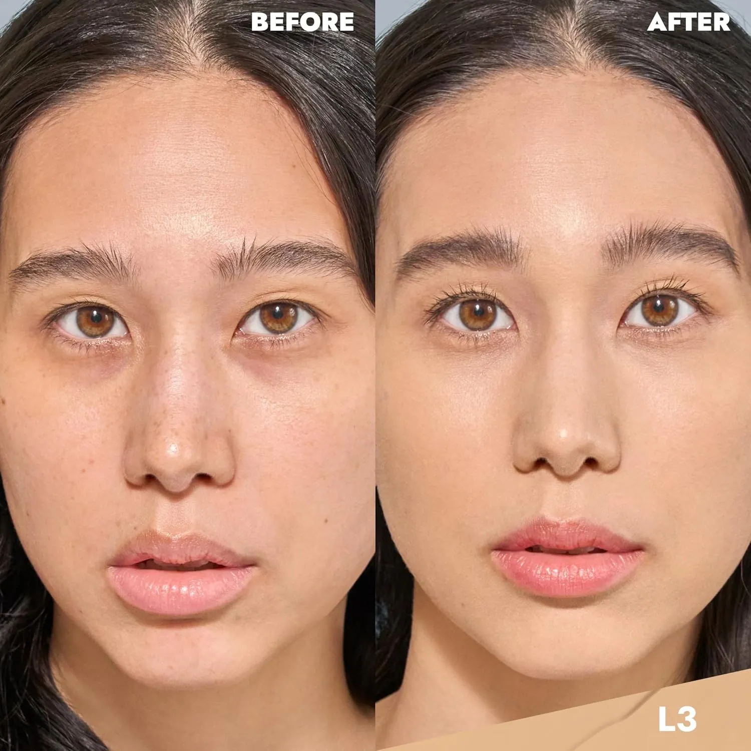 COVER FX Skin Discovered Longwear Full Coverage Concealer | Buildable Crease-Resistant High Coverage Formula Conceals, Corrects, and Brightens | L3- Light to medium skintones with cool undertones