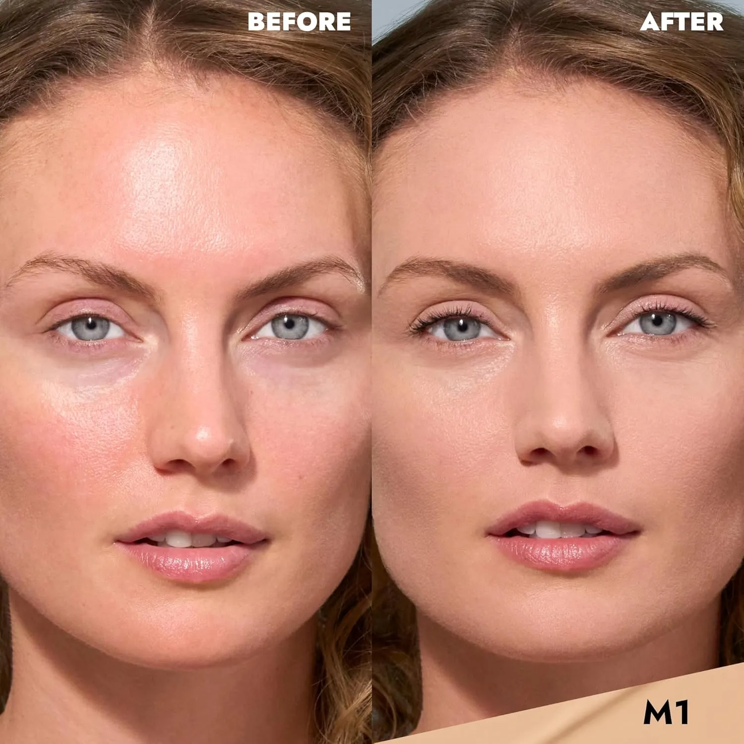 COVER FX Skin Discovered Longwear Full Coverage Concealer | Buildable Crease-Resistant High Coverage Formula Conceals, Corrects, and Brightens | M1- light to medium skintones with golden understones