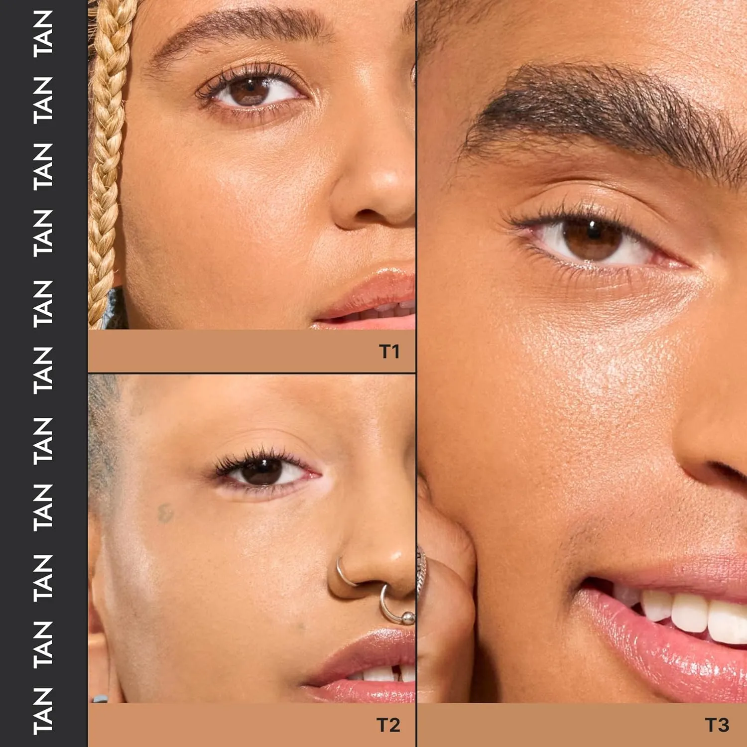 COVER FX Skin Discovered Longwear Full Coverage Concealer | Buildable Crease-Resistant High Coverage Formula Conceals, Corrects, and Brightens | T3- Tan to deep skintones with a neutral undertone