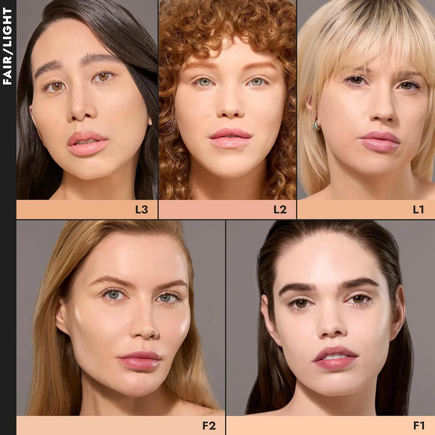 COVER FX Total Cover Cream Foundation - Shade L1 - Buildable Coverage - Natural Finish - Oil-Free - Sweat-Proof