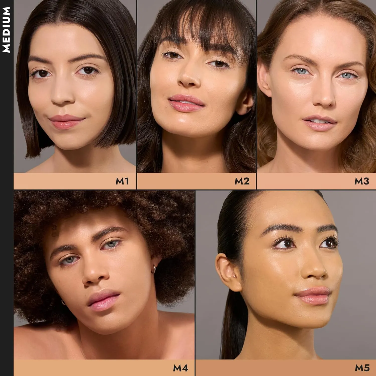 COVER FX Total Cover Cream Foundation - Shade M1 - Buildable Coverage - Natural Finish - Oil-Free - Sweat-Proof