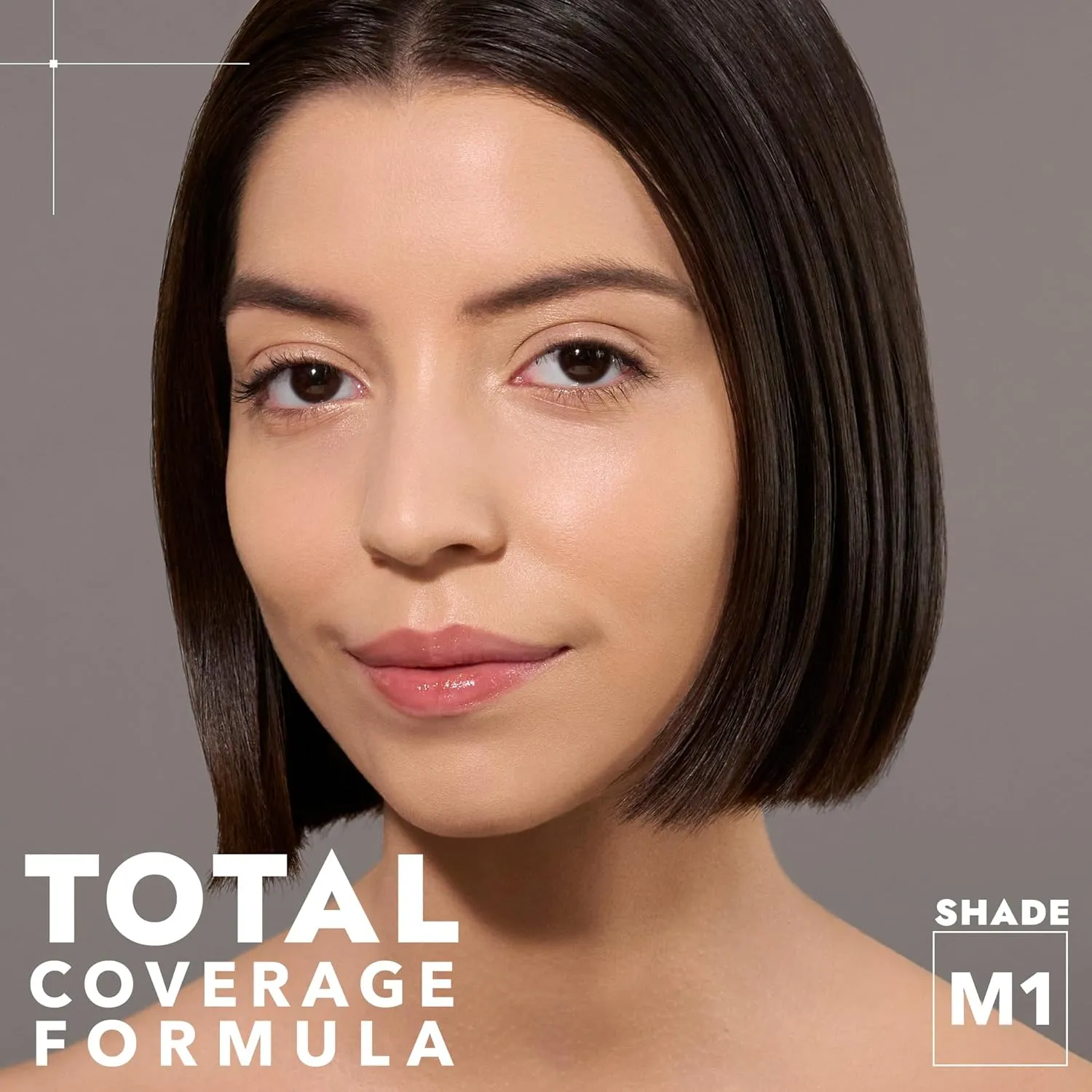 COVER FX Total Cover Cream Foundation - Shade M1 - Buildable Coverage - Natural Finish - Oil-Free - Sweat-Proof