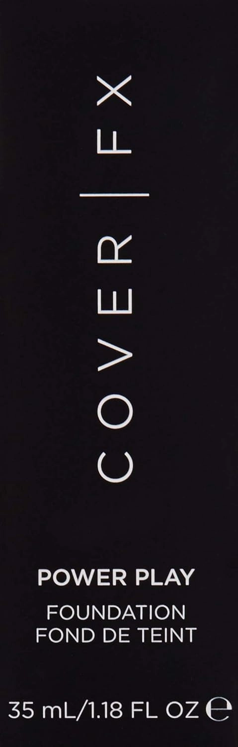 Cover FX Power Play Foundation: Full Coverage, Waterproof, Sweat-proof and Transfer-Proof Liquid Foundation For All Skin Types G100, 1.18 fl. oz.