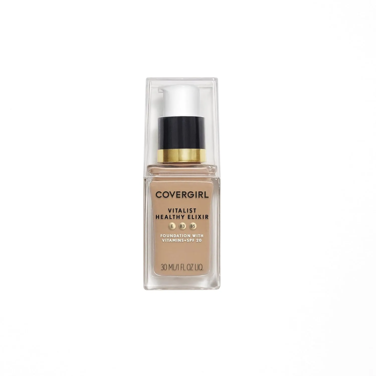 COVERGIRL Vitalist Healthy Elixir Foundation, Medium Beige 742, 1 Ounce