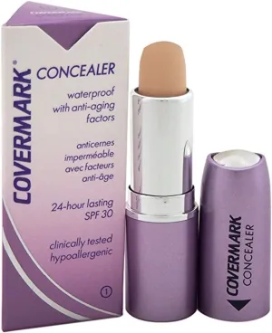 Covermark Women's # 1 SPF 30 Waterproof Concealer with Anti Aging Factors, 0.18 Ounce