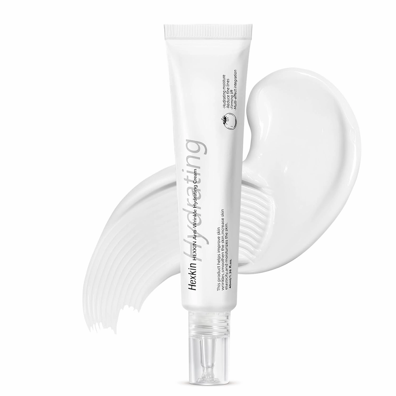 Cream Hydrating Face Moisturizer for Dry, Sensitive Skin, Korean Skincare for Men and Women 40ml 1.41oz.