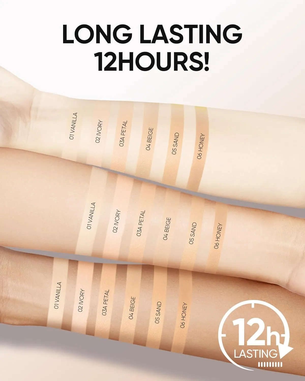 Cushion Foundation | Cover All Perfect Air Cushion | SPF 35 PA     | Oil-Control Waterproof Fondation Sweatproof Matte Finish Poreless Foundation Flawless BB Cream CC Makeup