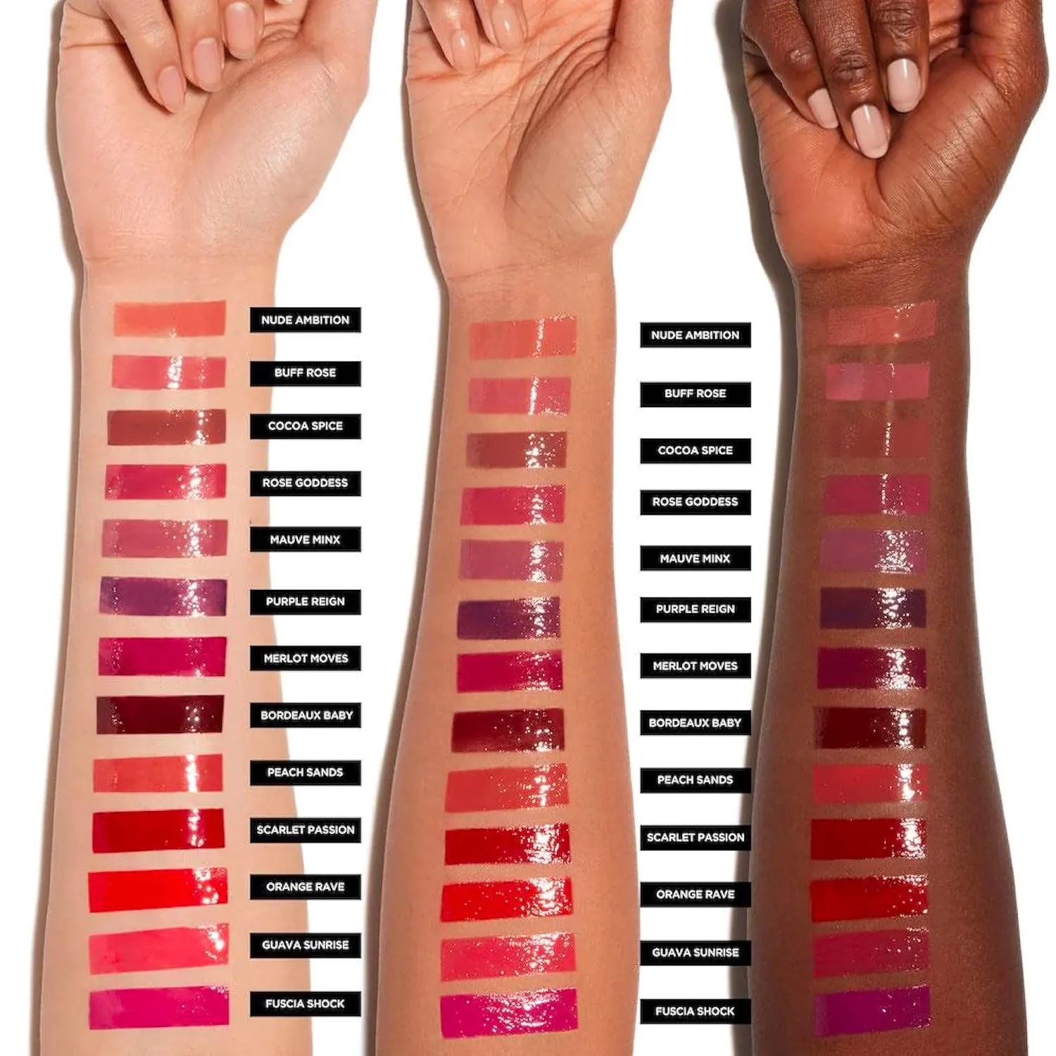 Deck of Scarlet Threeway Solid Lip Oil, Vegan Formula With Hyaluronic Acid and Hydrating Oil Blend, Glossy Finish - Goldcrown