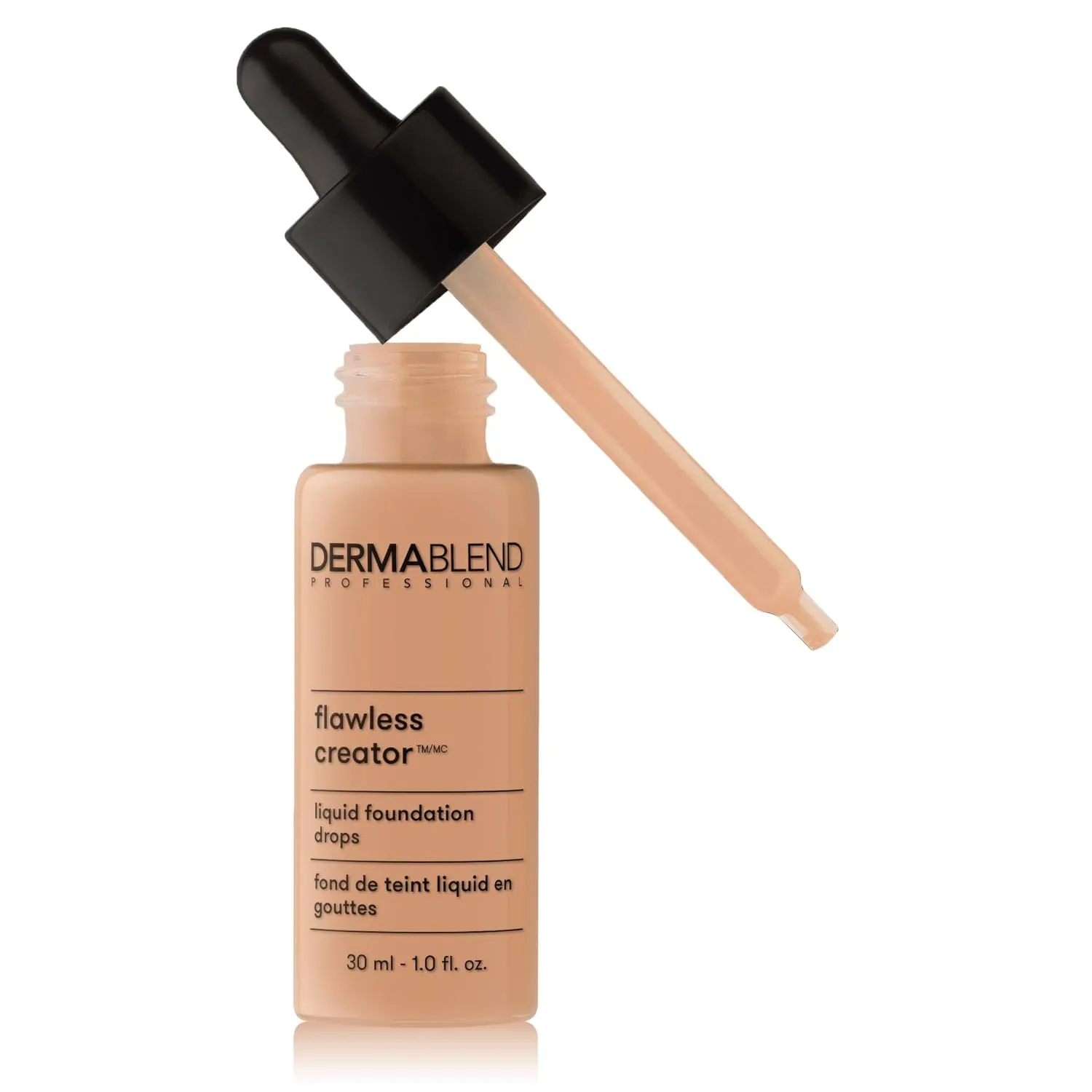 Dermablend Flawless Creator Multi-Use Liquid Foundation Makeup, Full Coverage Lightweight Buildable Foundation, Natural Finish, 1 Fl oz.