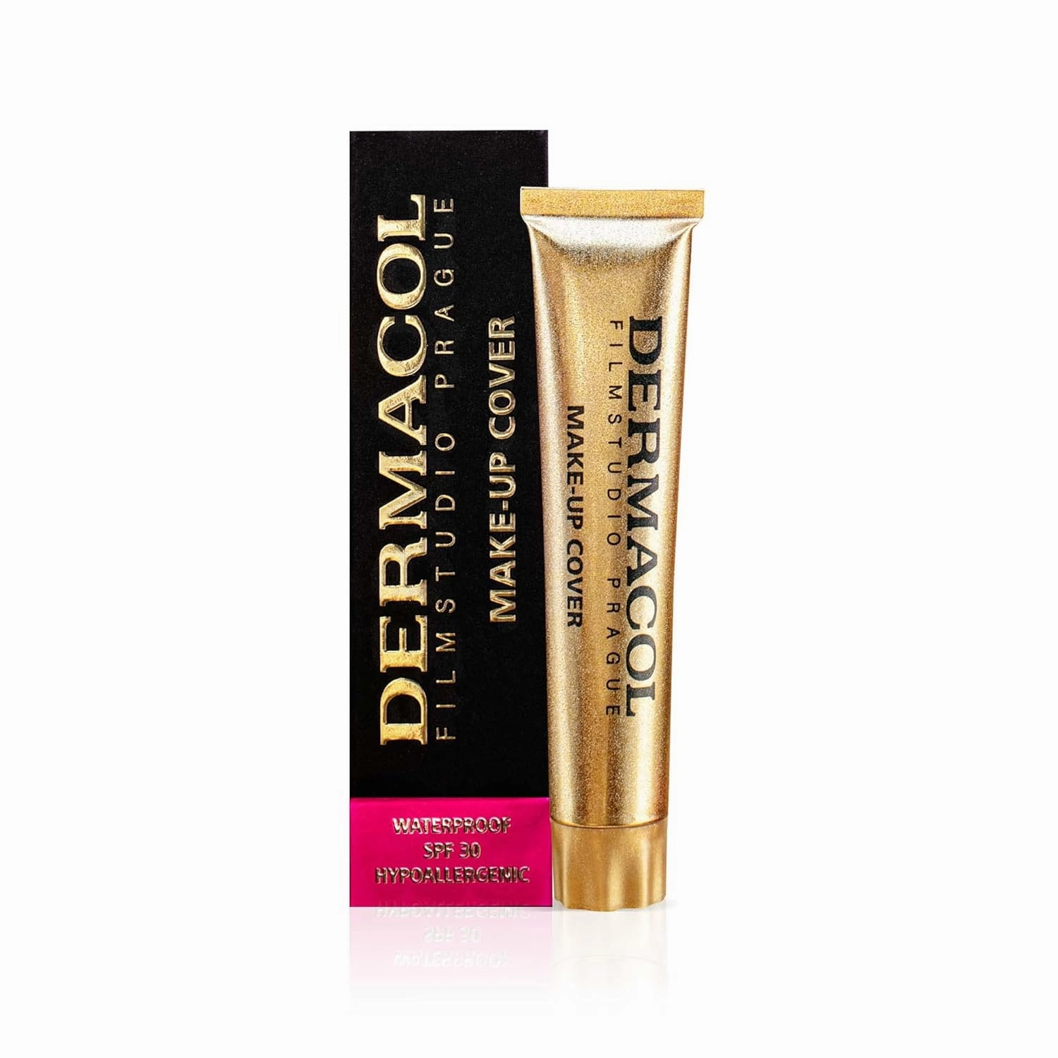 Dermacol - Full Coverage Foundation, Liquid Makeup Matte Foundation with SPF 30, Waterproof Foundation for Oily Skin, Acne, & Under Eye Bags, Long-Lasting Makeup Products, 30g, Shade 213