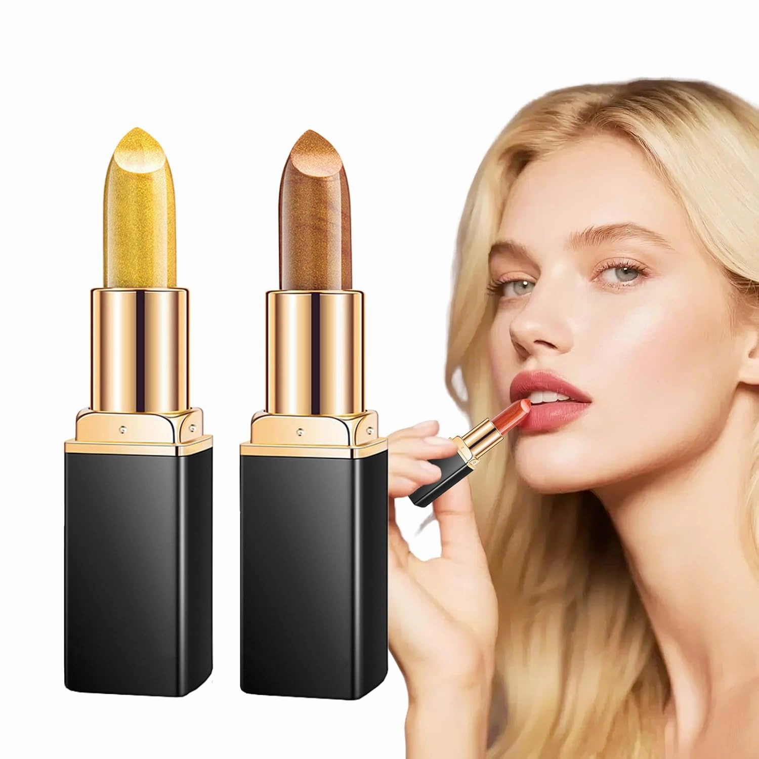Diamond Glitter Lipstick, 2025 New Diamond Lip Gloss Glitter Lipstick Waterproof, Gloss Shiny Matte to Glitter Liquid Lipstick Metallic Glitter Lip Gloss Lightweight Hydrating (06 01)
